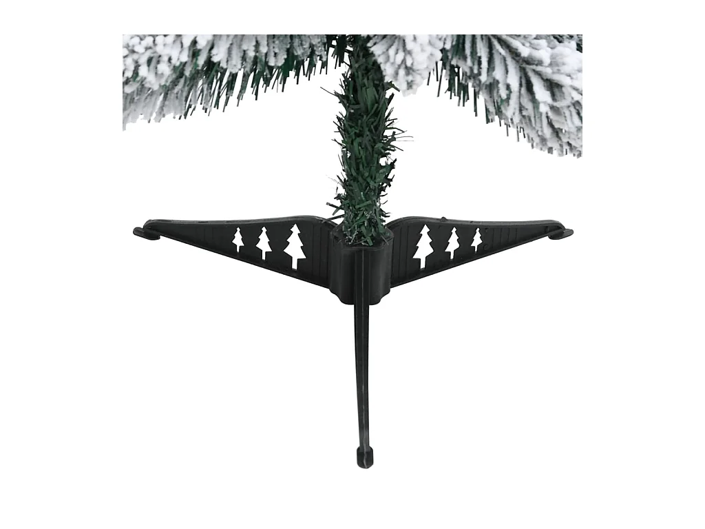 Árbol de Navidad artificial iluminado con 30 LED y nieve 60 cm