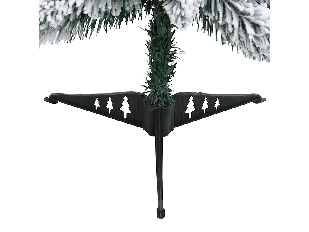 Árbol de Navidad artificial iluminado con 30 LED y nieve 60 cm