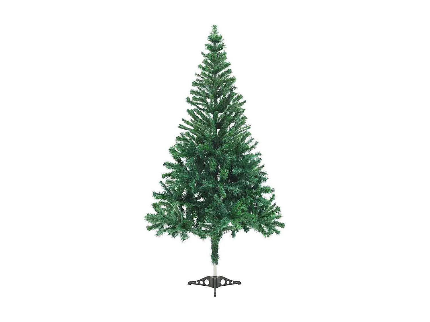 Árbol de Navidad artificial con luces y bolas 230 ramas 120 cm
