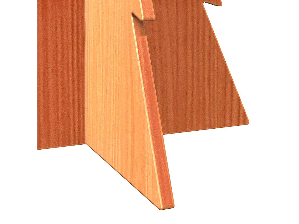 Arbre de Noël en bois pour décoration 80 cm bois de pin massif