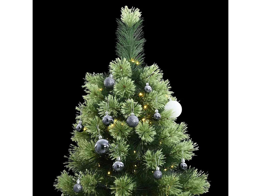 Sapin de Noël artificiel articulé 300 LED et boules 210 cm