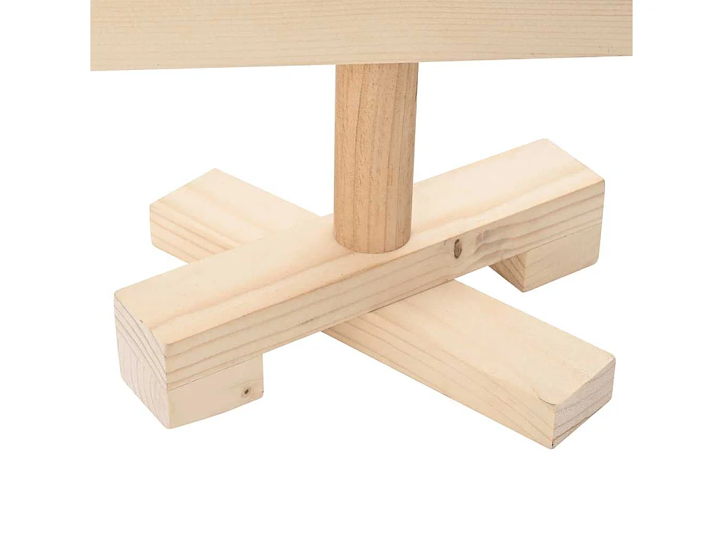 Arbre de Noël en bois pour décoration 90 cm bois massif de pin