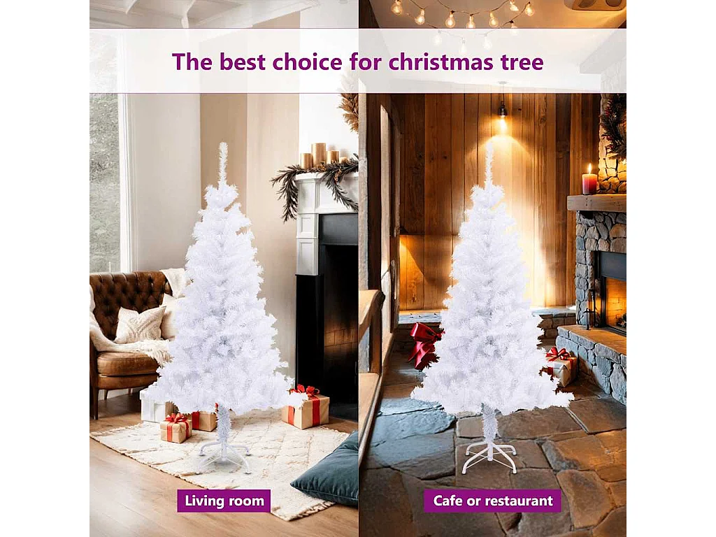 Arbre de Noël artificiel avec support 150 cm 380 branches