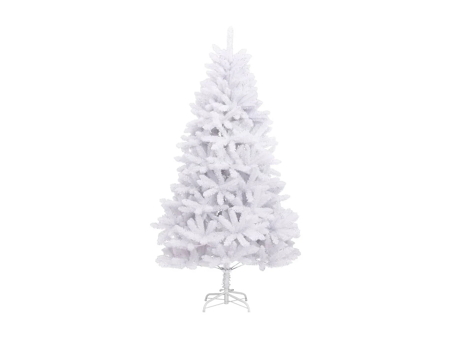 Sapin de Noël artificiel à charnières avec support blanc 300 cm