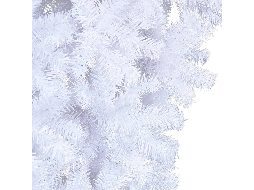 Sapin de Noël artificiel renversé avec support Blanc 120 cm