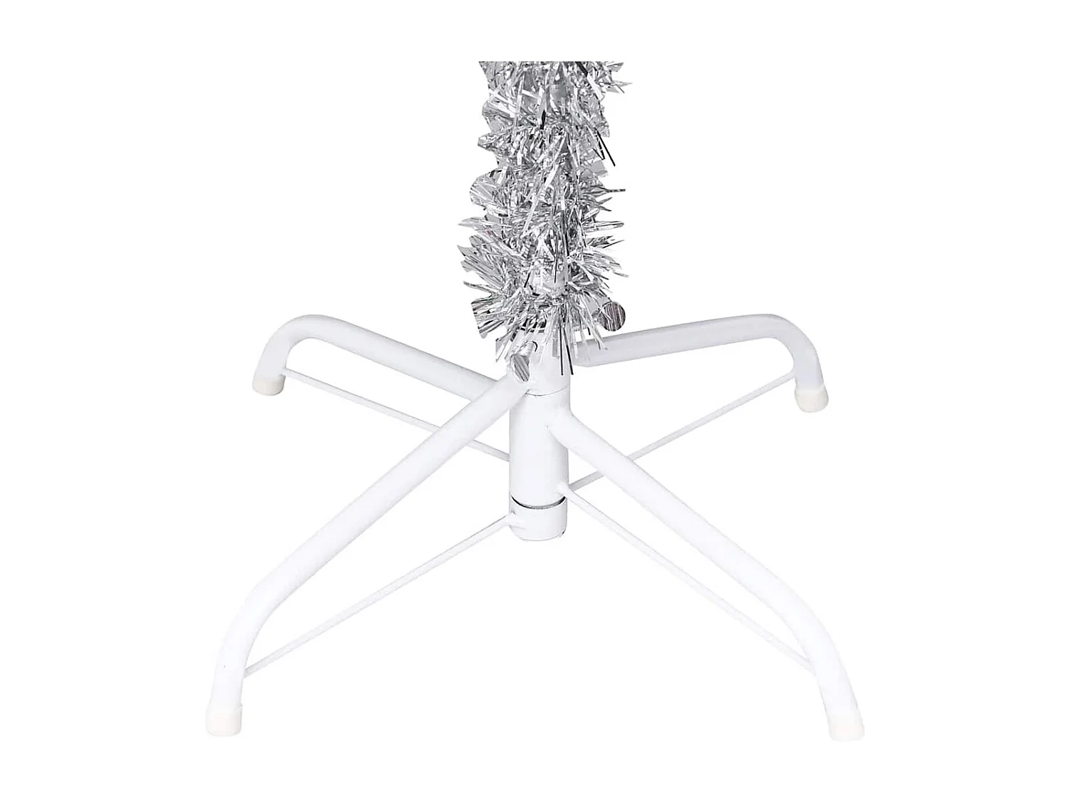 Arbre de Noël artificiel pré-éclairé/boules argenté 240 cm PET