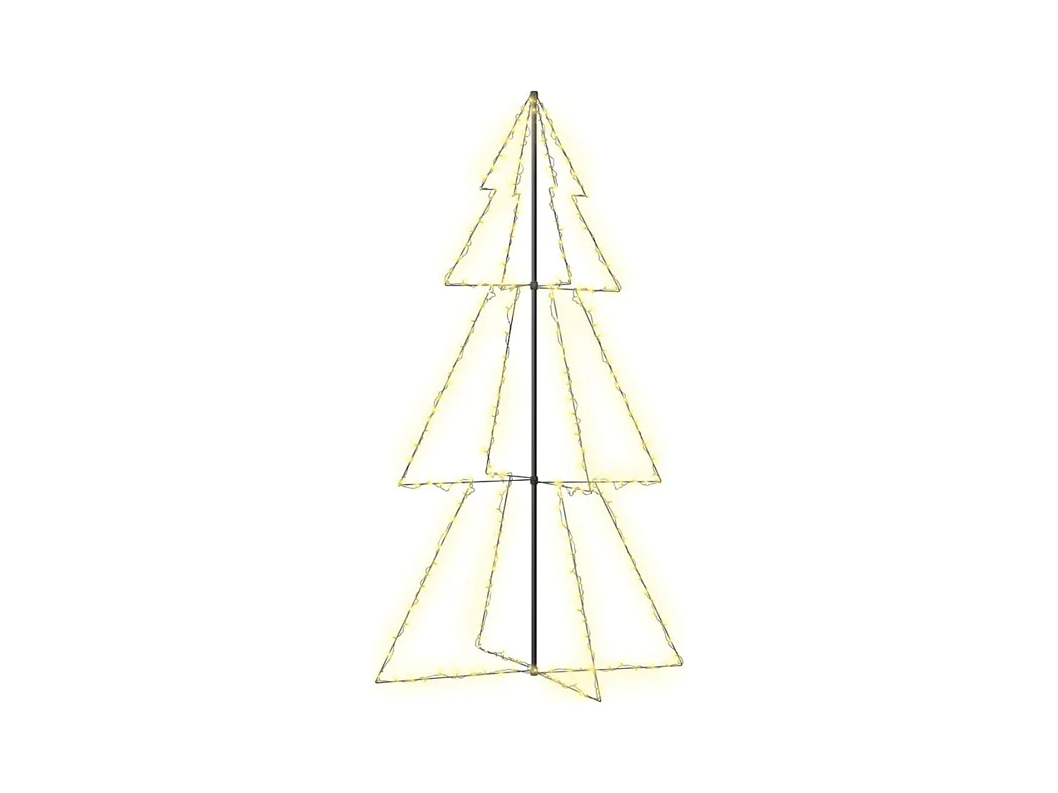 Arbre de Noël cône 300 LED d'intérieur/d'extérieur 120x220 cm