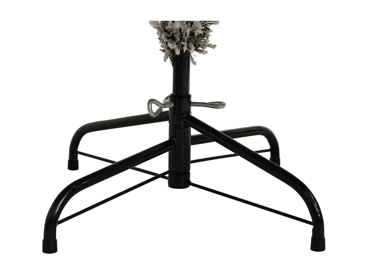 Sapin de Noël artificiel à charnières avec neige floquée 240 cm