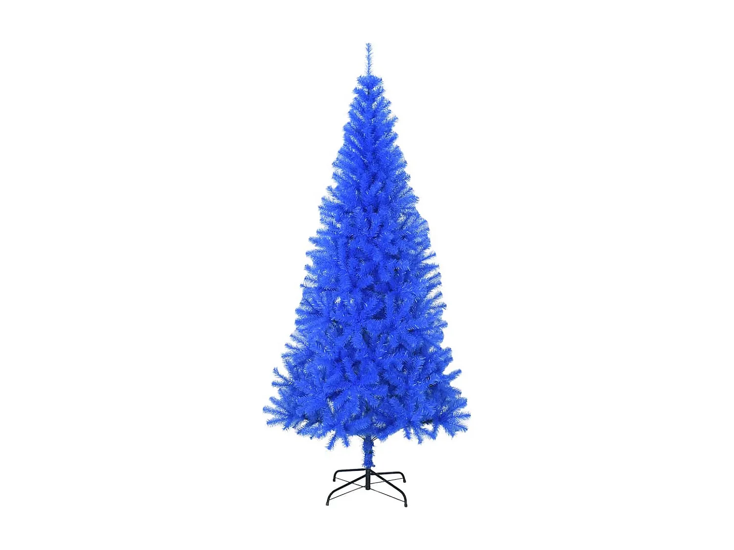 Árvore de Natal artificial com suporte 180 cm PVC azul