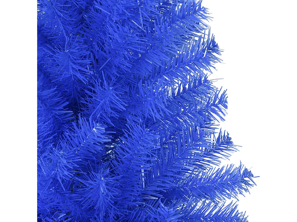Árvore de Natal artificial com suporte 180 cm PVC azul