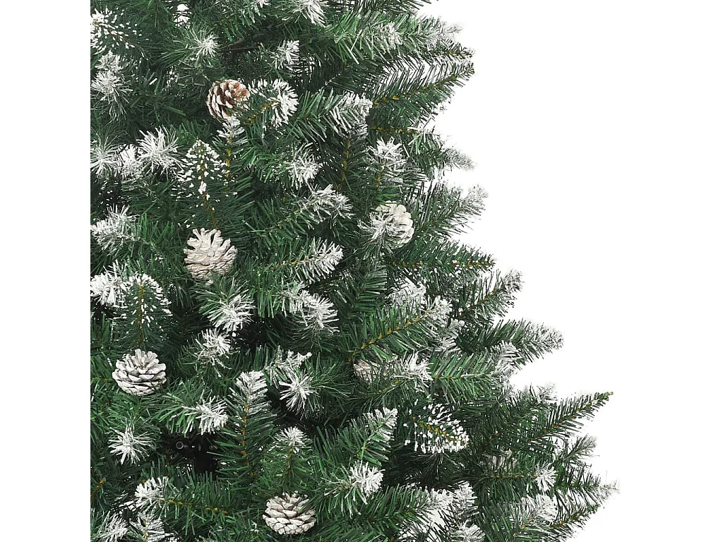 Sapin de Noël artificiel avec support 210 cm PVC