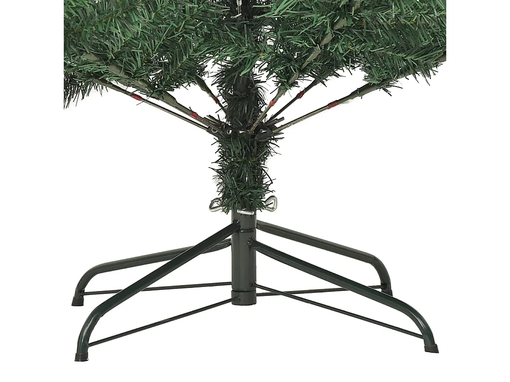 Sapin de Noël artificiel avec support 210 cm PVC