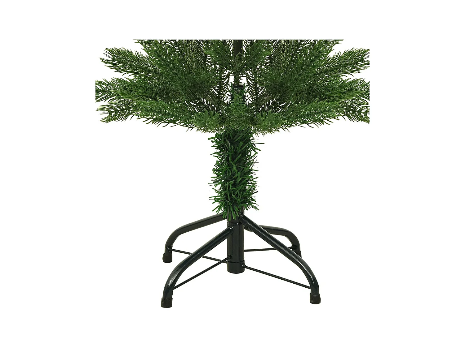 Sapin de Noël artificiel mince avec support 120 cm PE