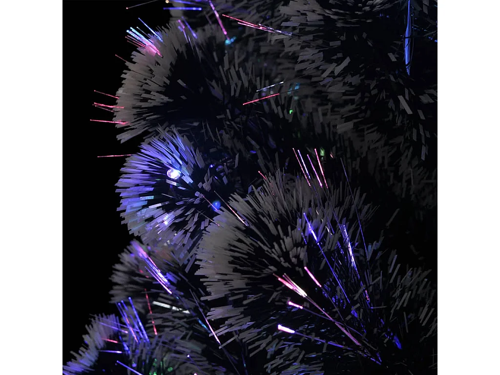 Arbre de Noël pré-éclairé avec support 180 cm fibre optique