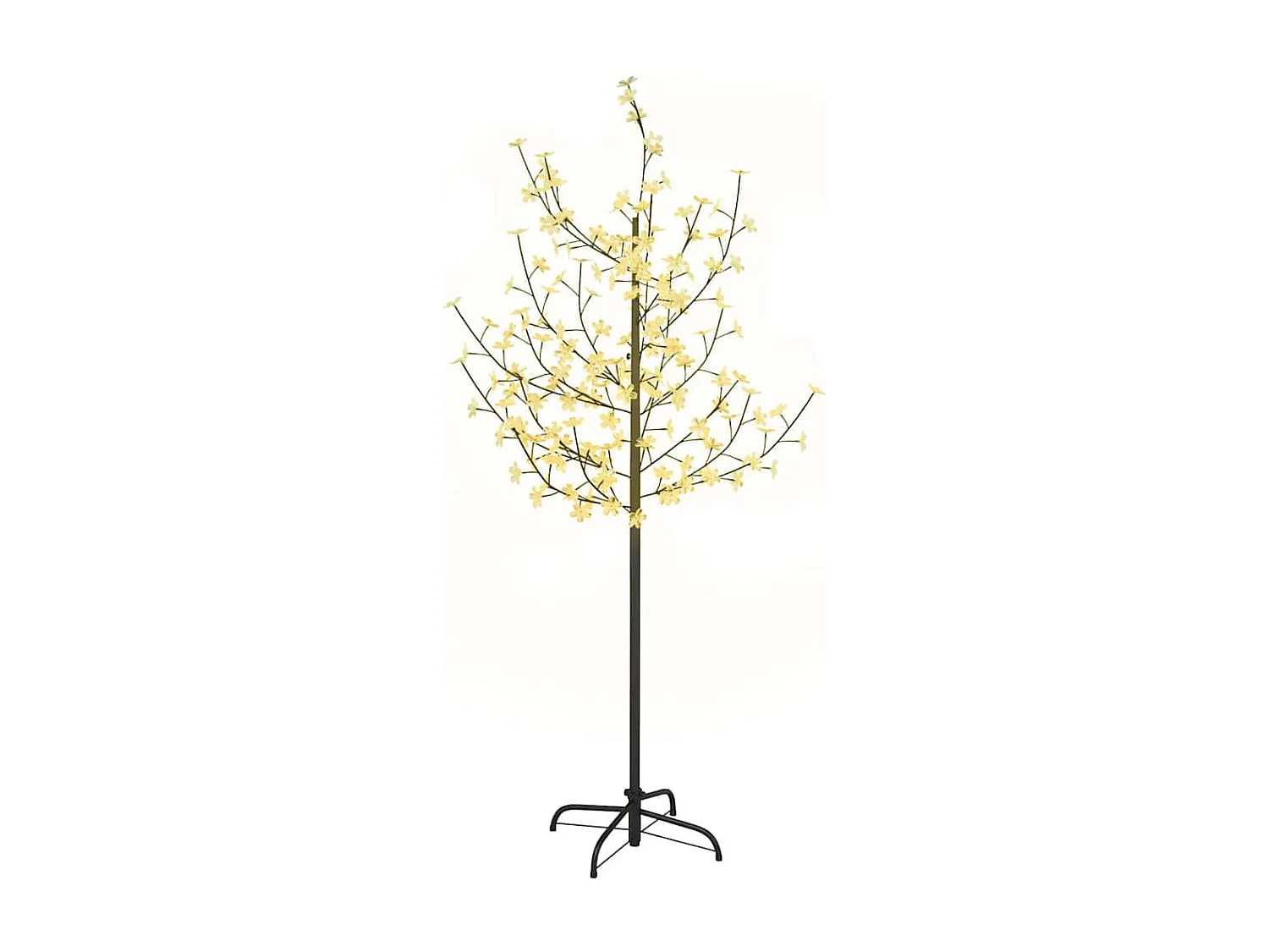 Arbre à LED fleur de cerisier 120 LED Blanc chaud 150 cm