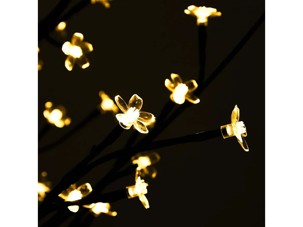 Arbre à LED fleur de cerisier 120 LED Blanc chaud 150 cm