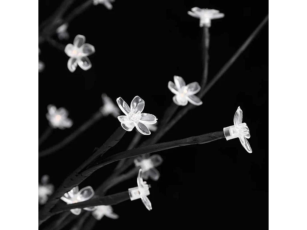 Arbre à LED fleur de cerisier 120 LED Blanc chaud 150 cm