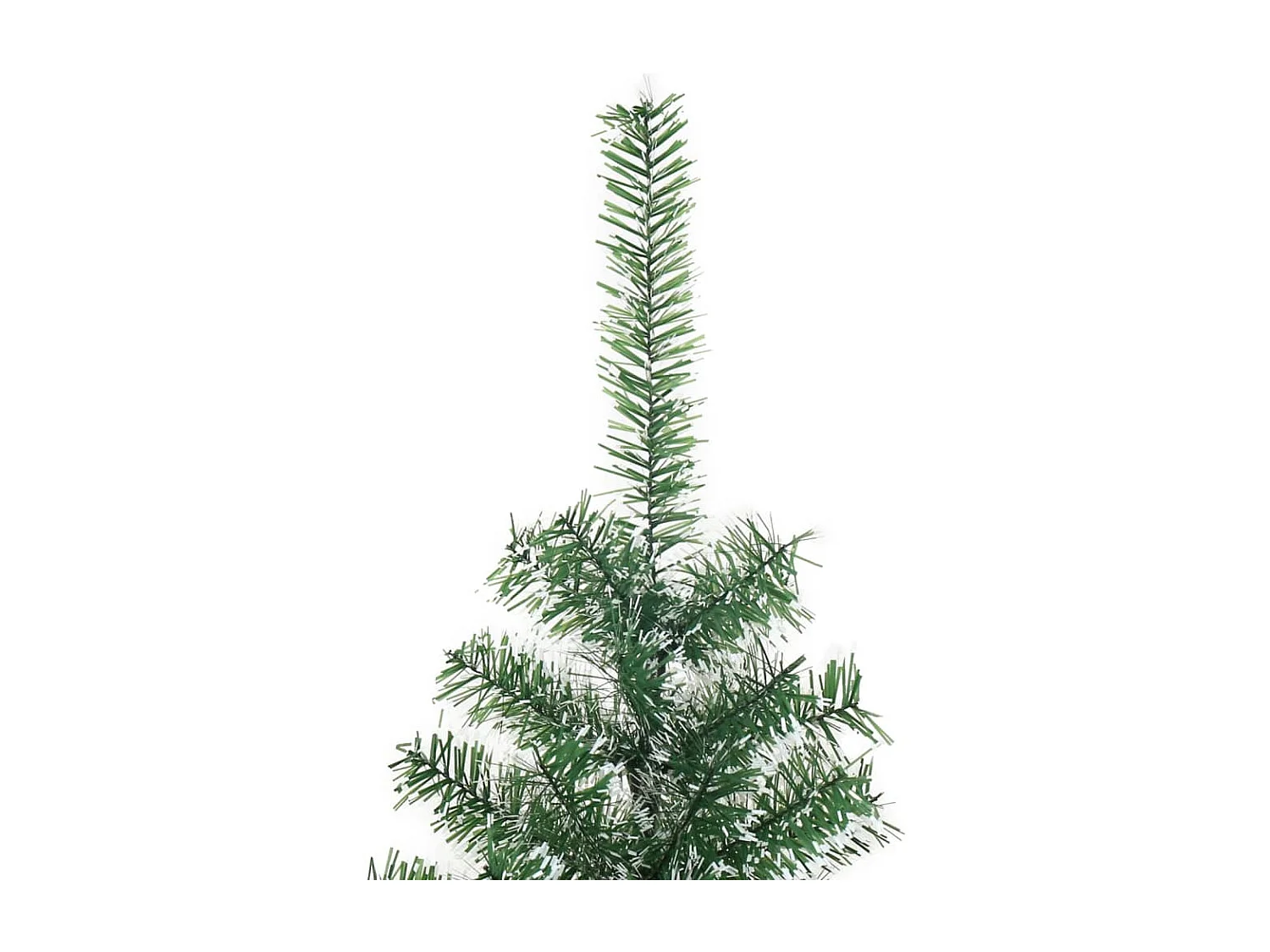 Sapin de Noël artificiel avec neige floquée vert 150 cm