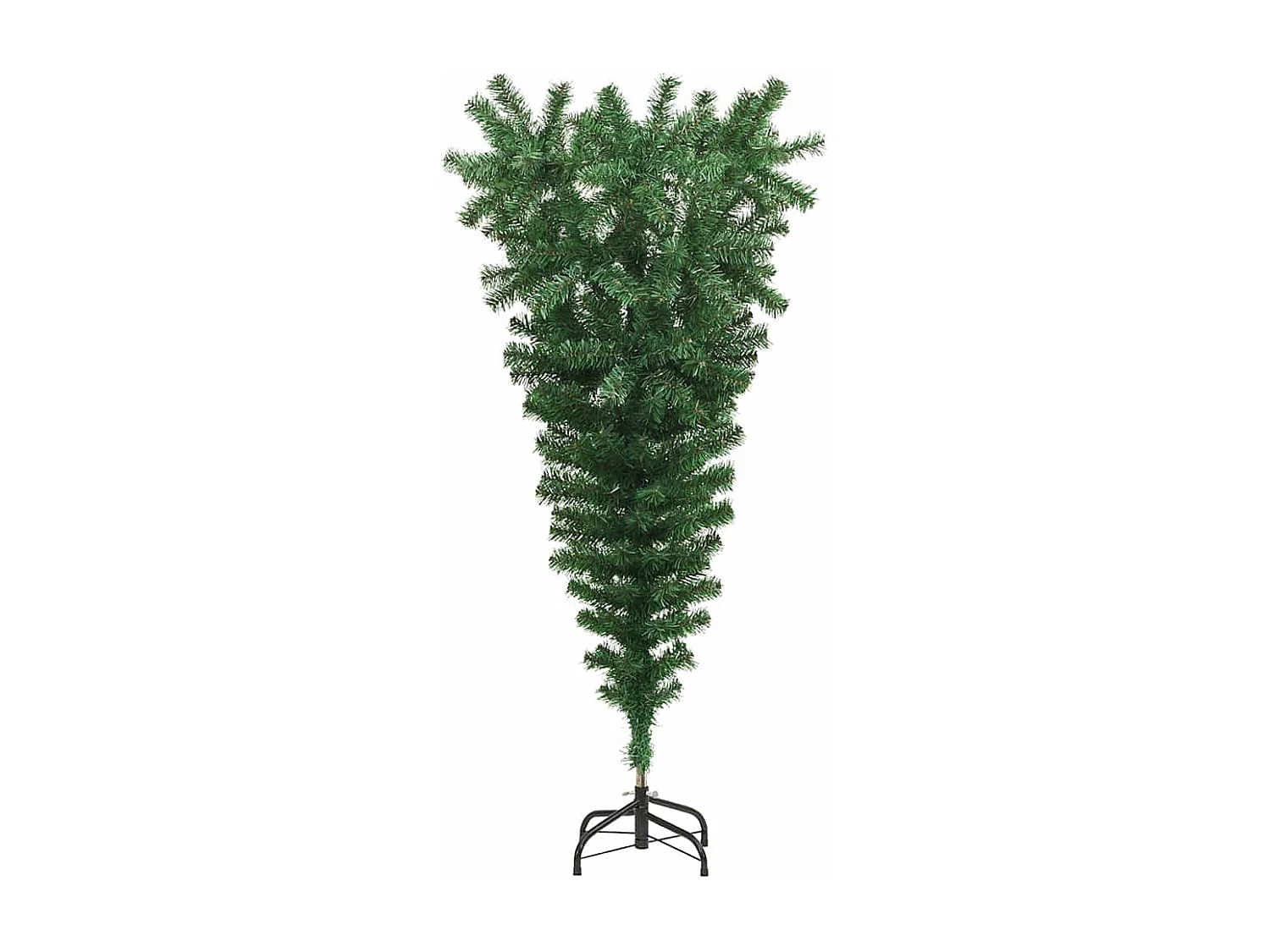 Kunstkerstboom omgekeerd met standaard 120 cm groen