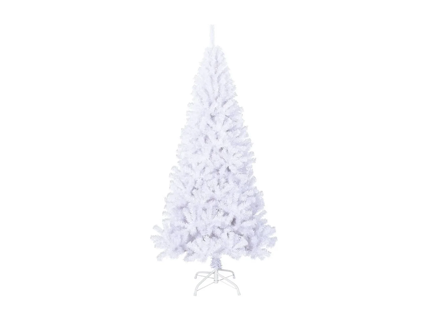 Arbre de Noël artificiel avec branches épaisses blanc 240cm PVC