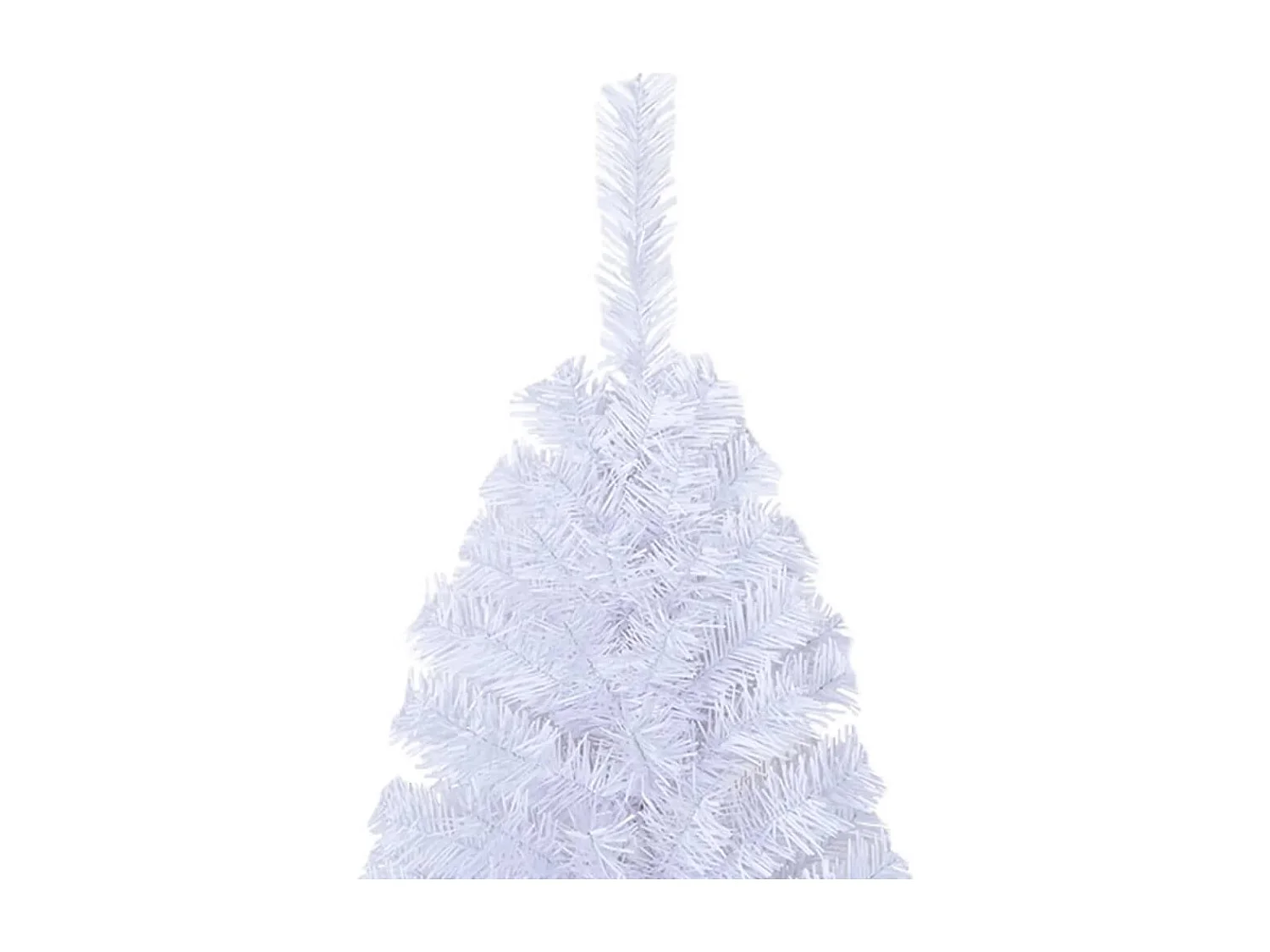 Arbre de Noël artificiel avec branches épaisses blanc 240cm PVC