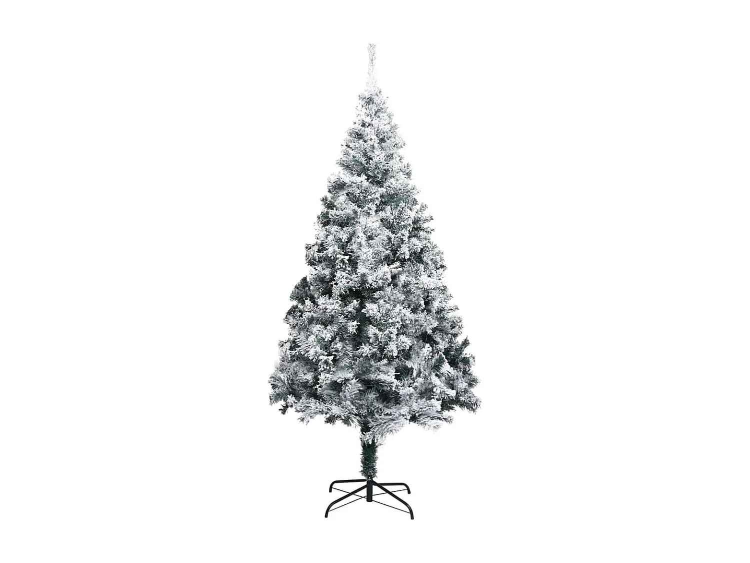 Árbol de Navidad artificial con nieve PVC verde 300 cm