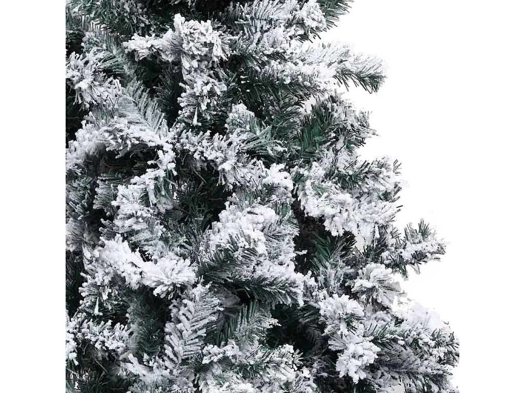 Árbol de Navidad artificial con nieve PVC verde 300 cm