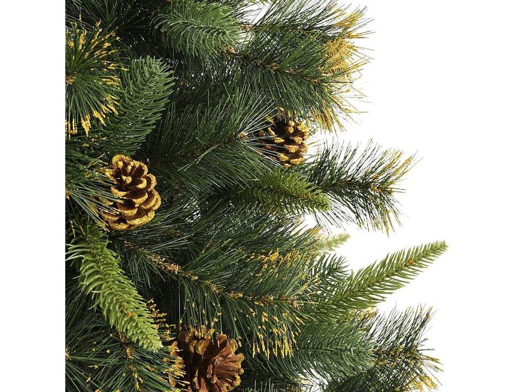 Árbol de Navidad artificial con piñas 240 cm