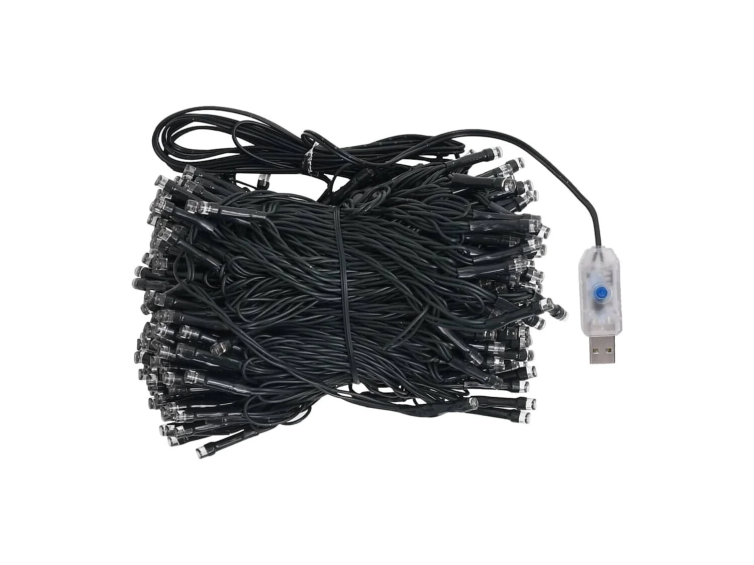 Arbre de Noël artificiel LED et boules et pommes de pin 210 cm