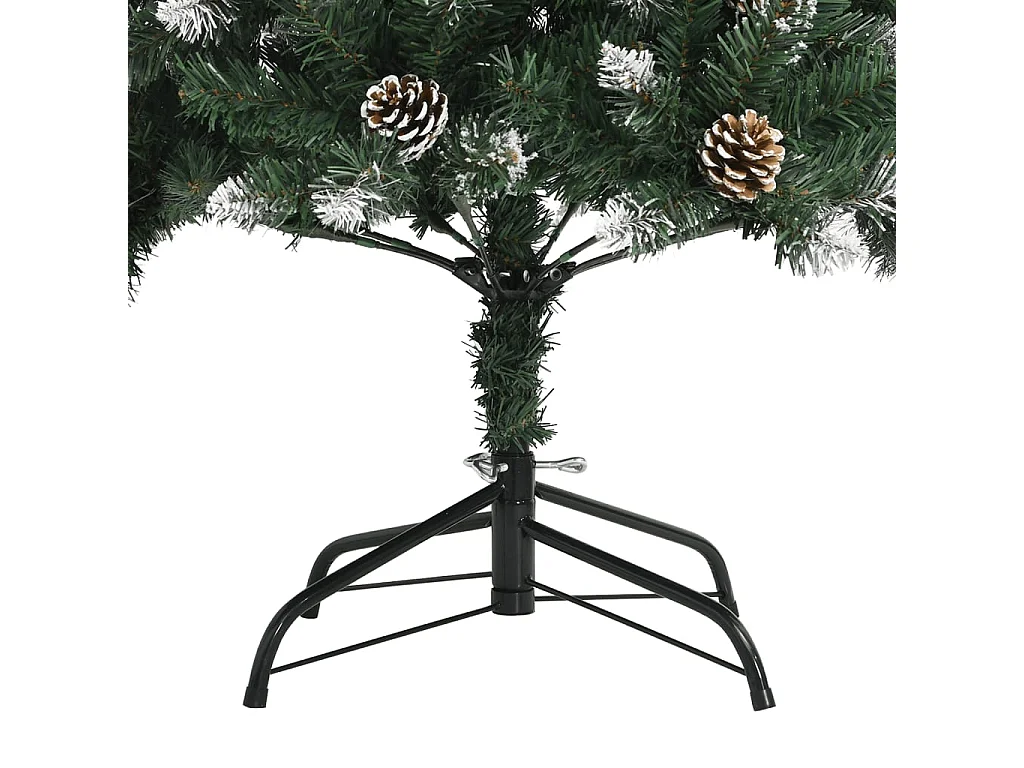 Kunstkerstboom met standaard 240 cm PVC groen