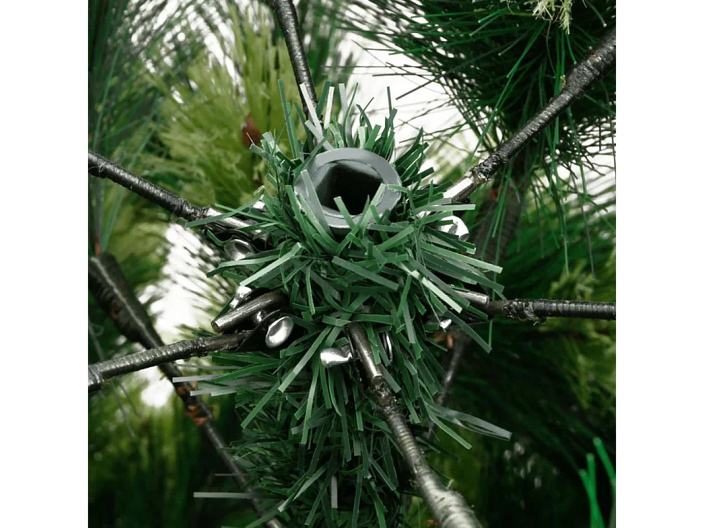 Sapin de Noël artificiel à charnières avec support 180 cm