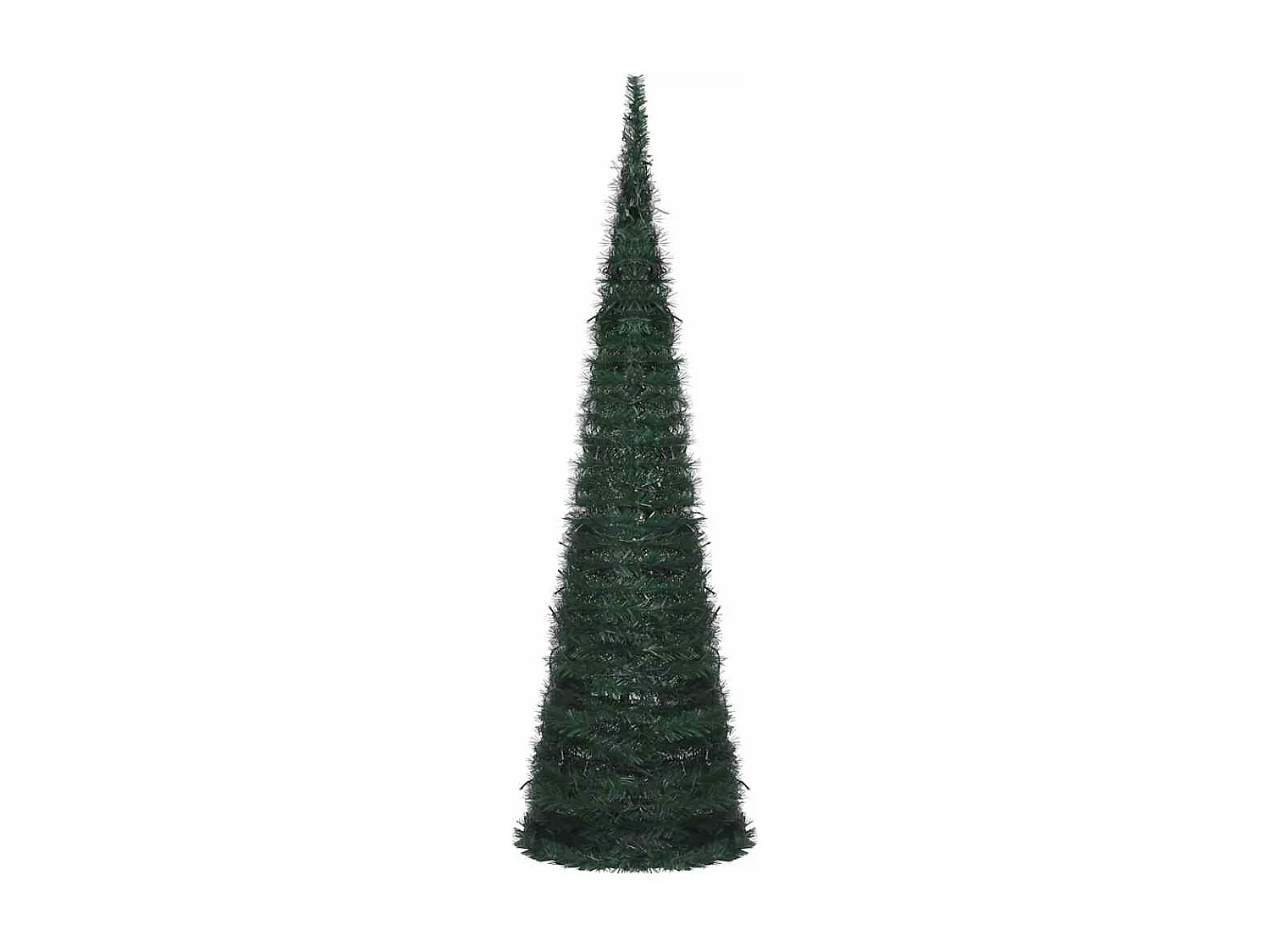 Sapin de Noël artificiel pré-éclairé avec guirlandes vert 150cm