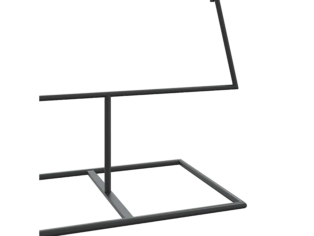 Arbre de Noël en métal pour décoration noir 150 cm