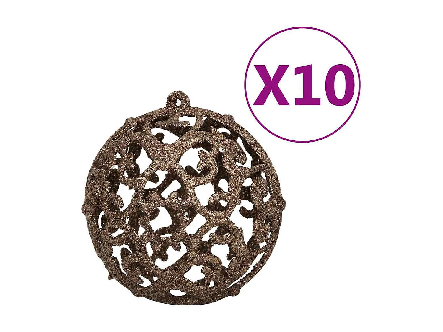 Arbre de Noël artificiel pré-éclairé et boules noir 210 cm PVC