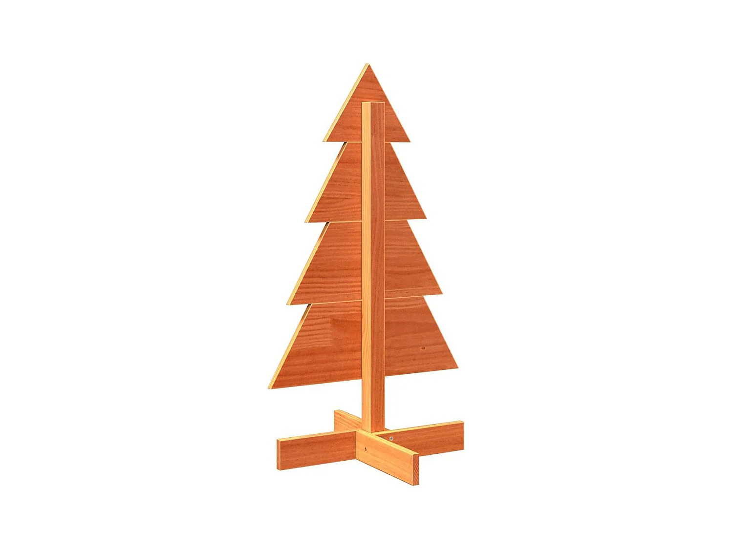 Arbre de Noël en bois pour décoration 80 cm bois de pin massif
