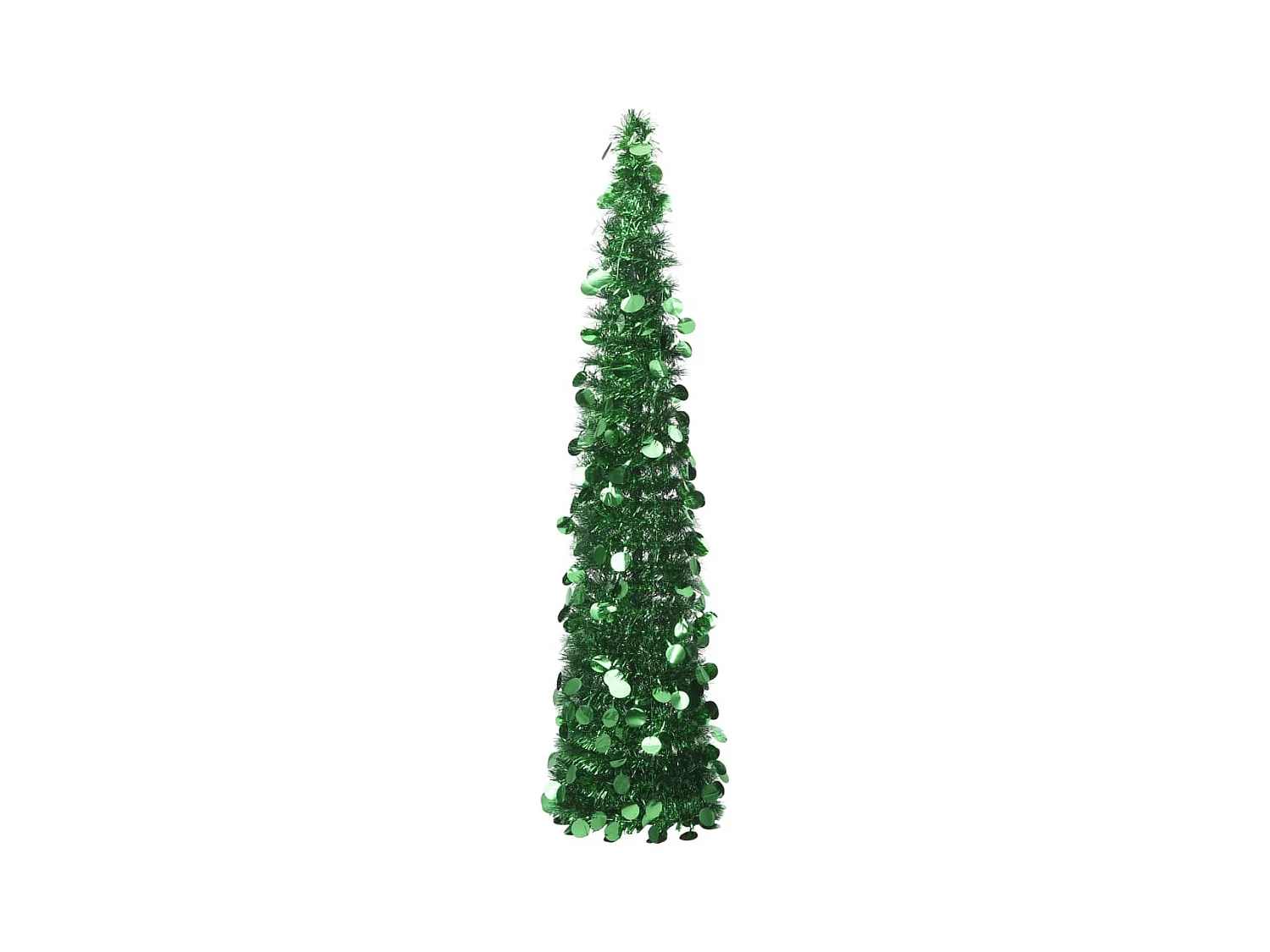 Sapin de Noël artificiel escamotable vert 180 cm PET
