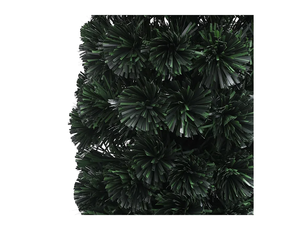 Arbre de Noël artificiel mince et support 120 cm fibre optique