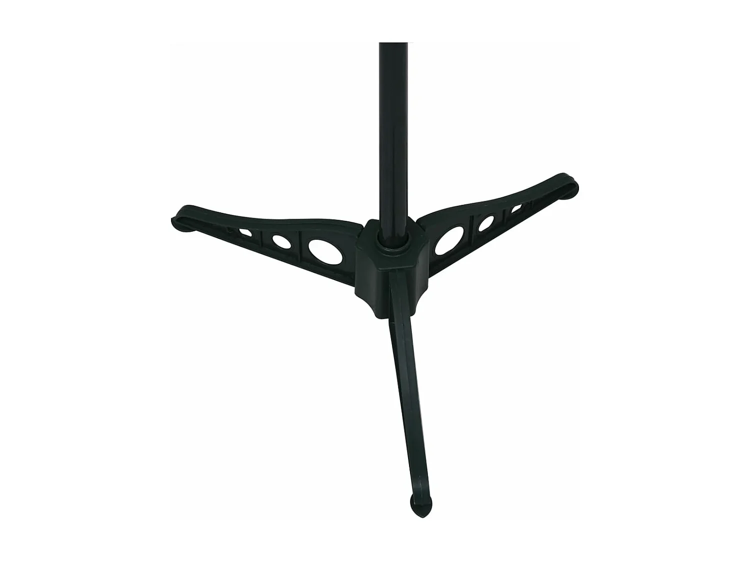 Sapin de Noël artificiel escamotable noir 180 cm PET