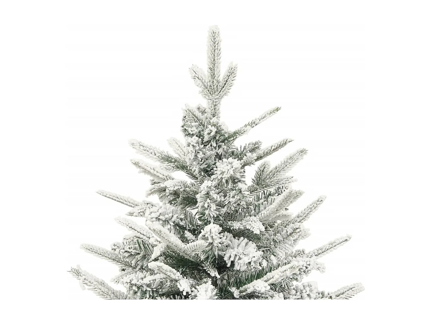 Sapin de Noël artificiel à flocons de neige Vert 120 cm PVC/PE