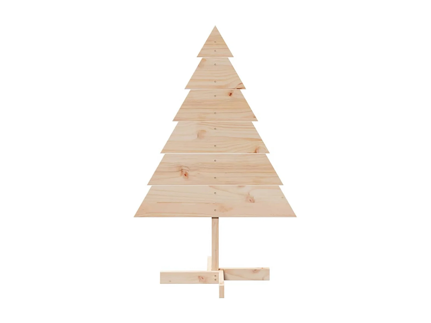 Arbre de Noël en bois pour décoration 110 cm bois massif