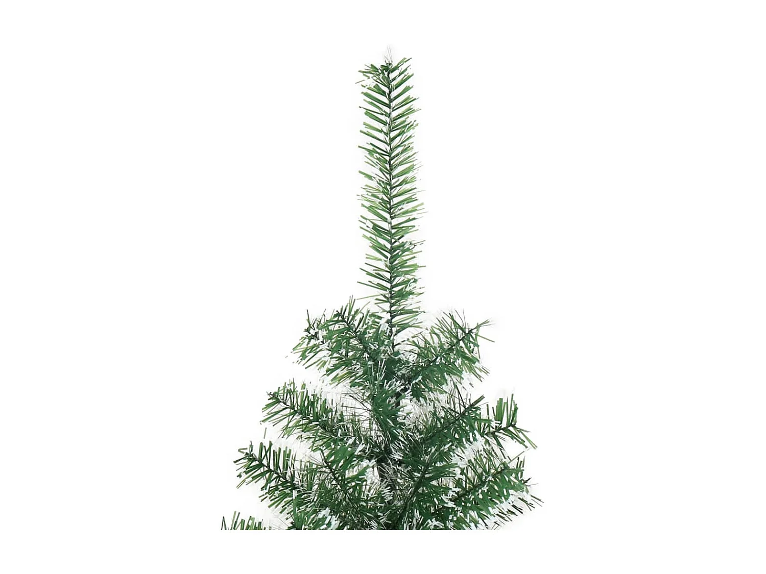 Sapin de Noël artificiel avec neige floquée vert 240 cm