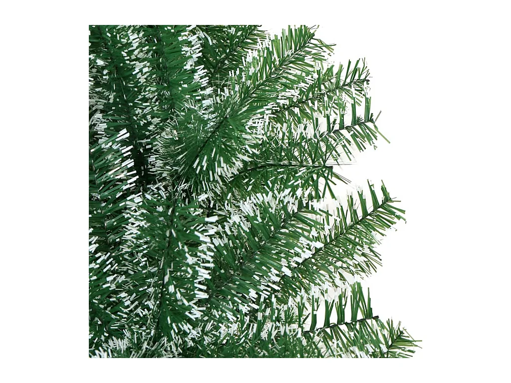Sapin de Noël artificiel avec neige floquée vert 240 cm
