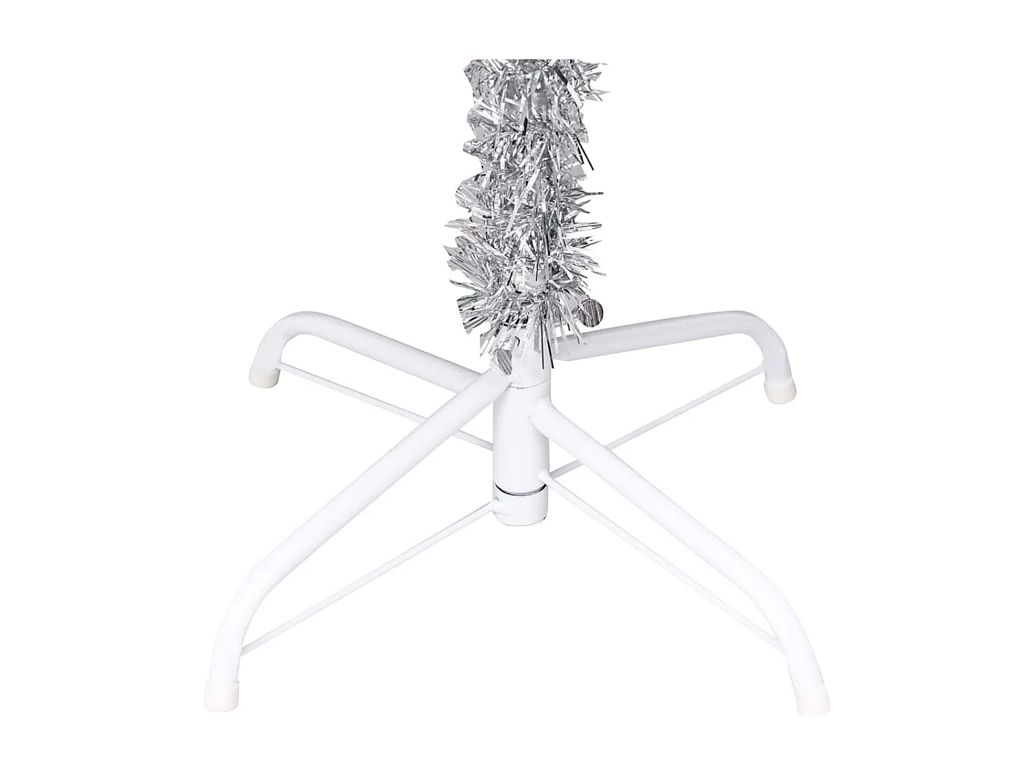 Árvore Natal artificial pré-iluminada c/bola 180cm PET prateado