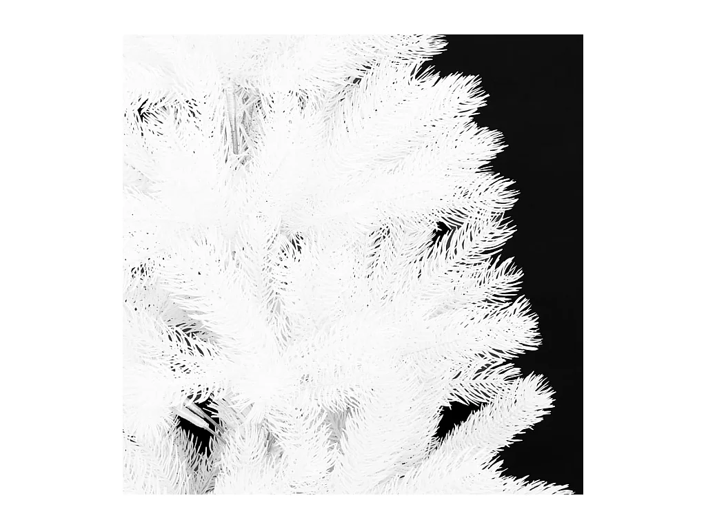 Arbre de Noël artificiel aiguilles réalistes blanc 120 cm