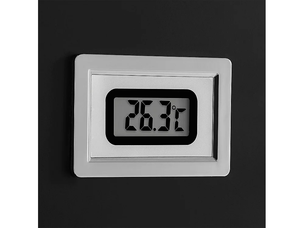 AuraLum Max Colonne Douche Noir LED Panneau douche Hydromassages Système Douche multifonctionnel colonne murale 6 Grandes Buses Massants,EU Modèle