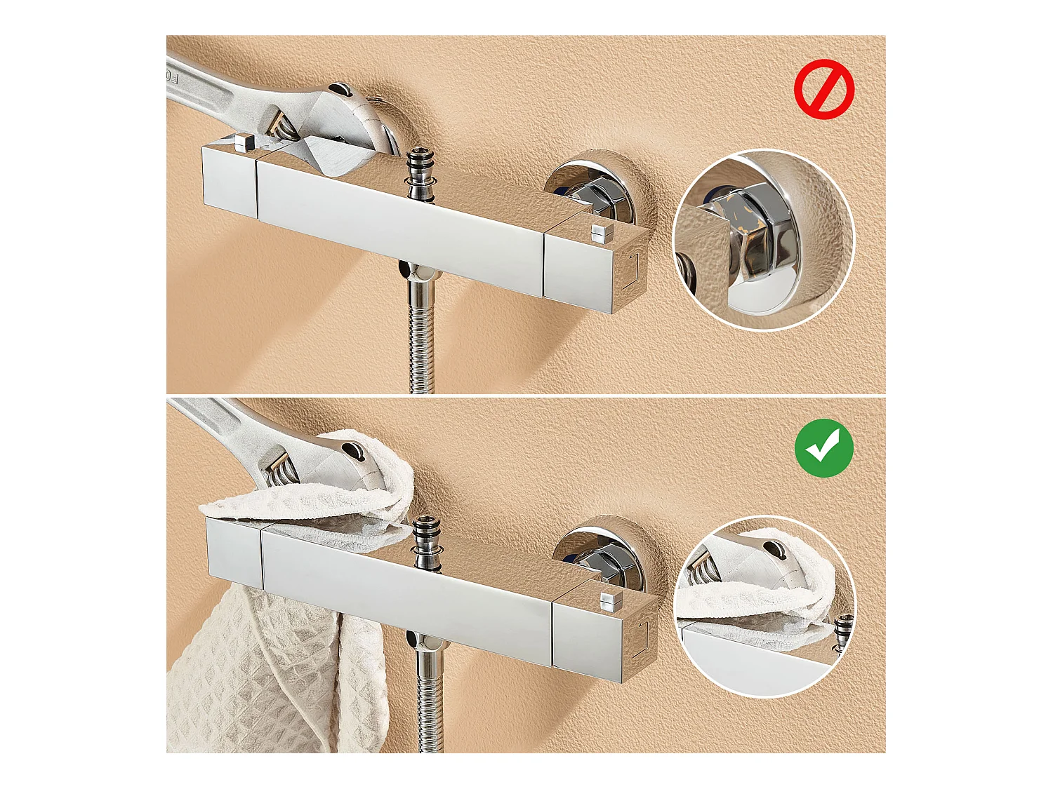 AURALUM MAX Colonne DoucheThermostatique 2 Fonctions Ensemble Douche Thermostat,Tête douche 12 pouces,Système Douche,Hauteur Réglable 96-130cm,Chromé