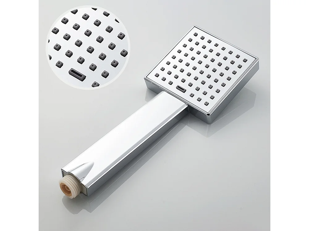 Conjunto de Ducha Termostática Cabezal de Ducha 10 Pulgadas Columna de Ducha Altura Ajustable Inox 304 con Manguera de Ducha Baño