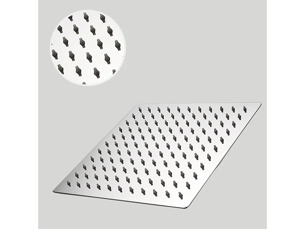 Colonna Doccia Termostatica Set Doccia Con Soffione Doccia da 10 Pollici Sistema Doccia in Ottone Altezza Regolabile per Bagno