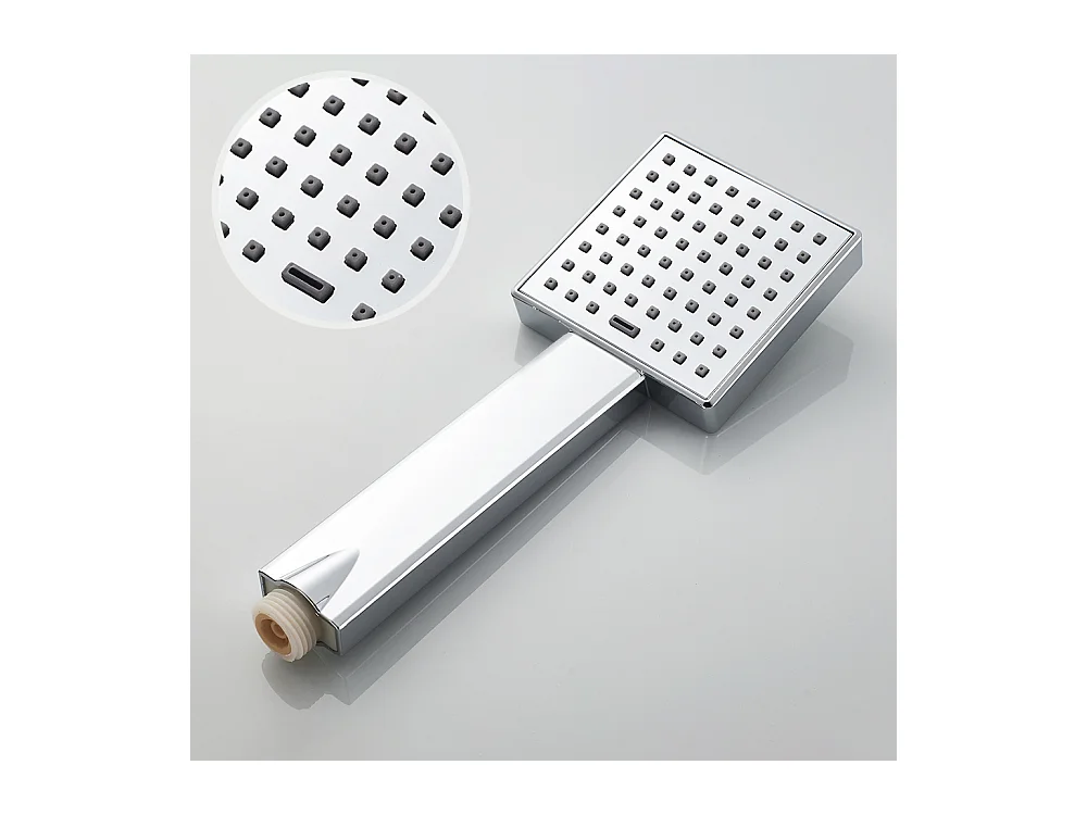 Colonna Doccia Termostatica Set Doccia Con Soffione Doccia da 10 Pollici Sistema Doccia in Ottone Altezza Regolabile per Bagno