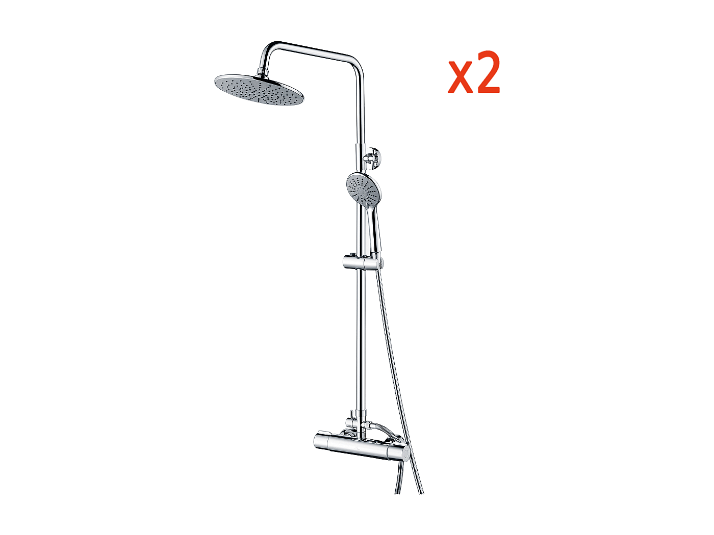 VidaXL Testa Doccia A Pioggia In Acciaio Inox 40 Cm Rotonda Oro | Leroy - Foto 13